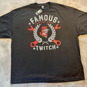 Famous Stars And Straps X Twitch Jeremy Stenberg JS Tee Shirt Size 3XL